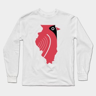 Illinois State Bird Long Sleeve T-Shirt